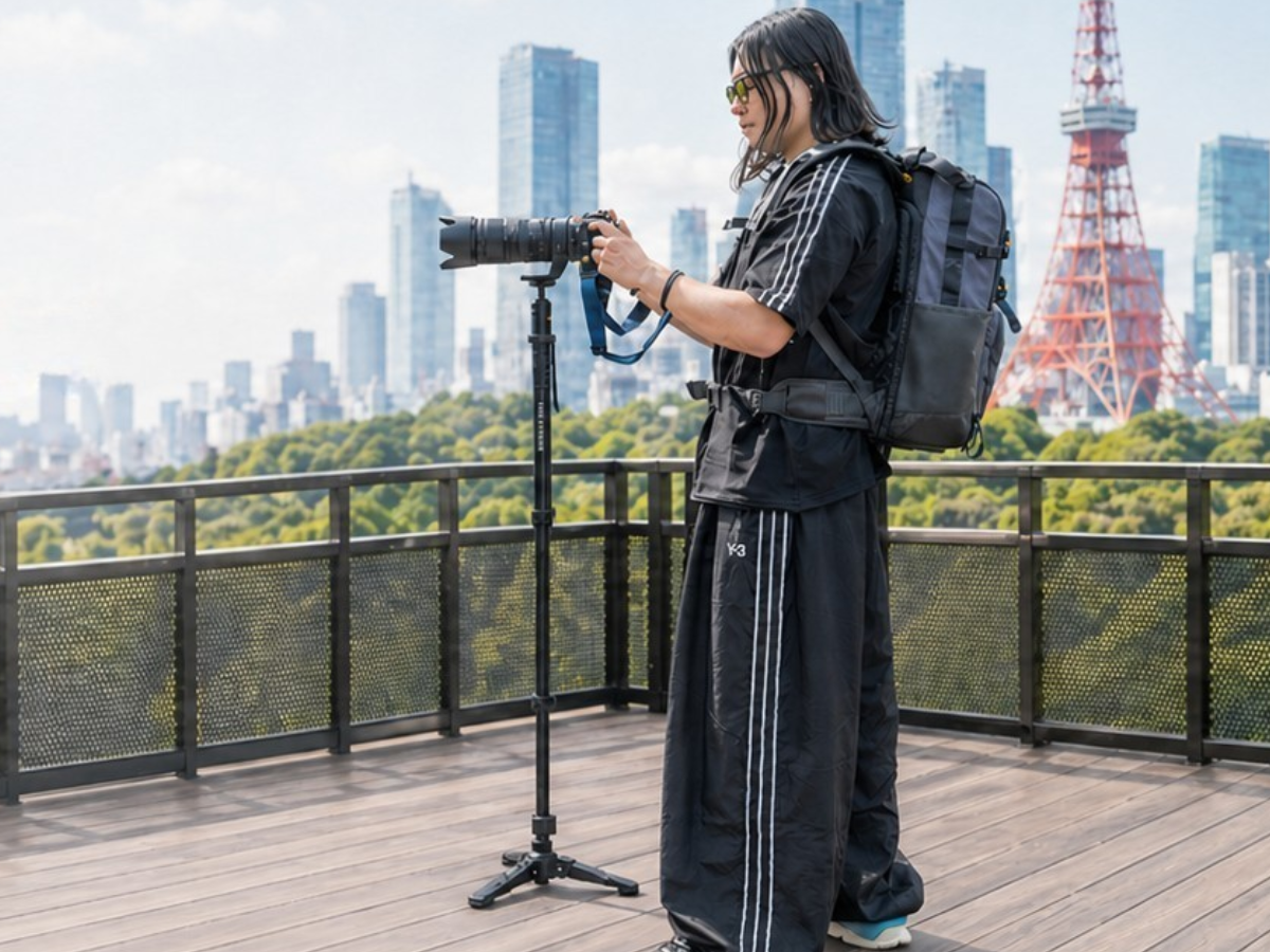機動力と安定感を両立するアルミ一脚「VESTA AM」シリーズを新発売