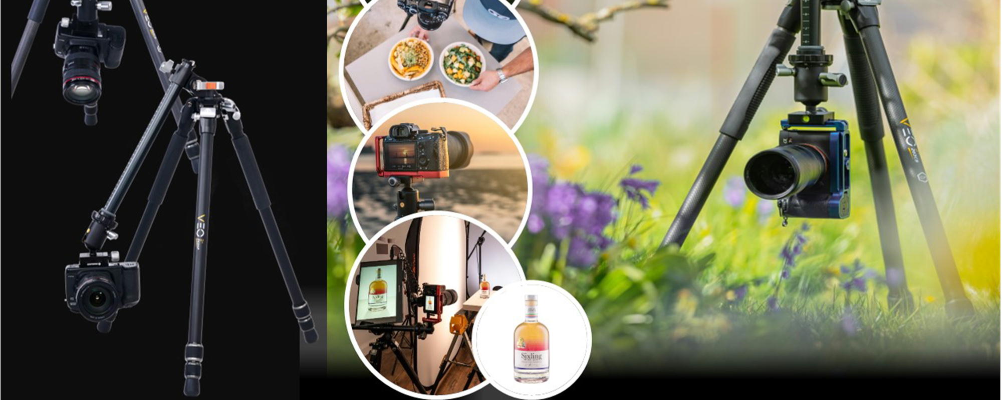 VANGUARD◆デジタルカメラその他/VEO3+263AT/アルミ 3段 雲台無し オーバーヘッド三脚 | VANGUARD VEO 3T+ 234 CB カメラ用三脚 VEO 3T+シリーズ 4段