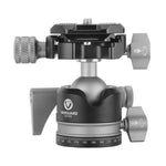 LB-40S｜自由雲台｜耐荷重 5kg｜軽量中空構造ボール｜アルカスイス互換