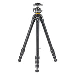 VEO 5 264ALBS｜26脚径アルミ三脚｜自由雲台LB-50S付属｜耐荷重15kg｜軽量雲台｜軽量スリム