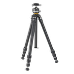 VEO 5 264ALBS｜26脚径アルミ三脚｜自由雲台LB-50S付属｜耐荷重15kg｜軽量雲台｜軽量スリム