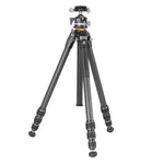 VEO 5 264CLBS｜26脚径カーボン三脚｜自由雲台LB-50S付属｜耐荷重15kg｜軽量雲台｜軽量スリム