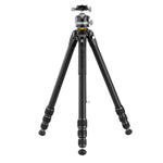 VEO 5 304ALBS｜30脚径アルミ三脚｜自由雲台LB-55S付属｜耐荷重20kg｜軽量雲台｜軽量スリム