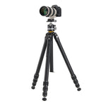 VEO 5 304ALBS｜30脚径アルミ三脚｜自由雲台LB-55S付属｜耐荷重20kg｜軽量雲台｜軽量スリム