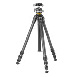 VEO 5T 234CLBS｜23脚径カーボン三脚｜自由雲台LB-45S付属｜耐荷重10kg｜軽量雲台｜軽量スリム